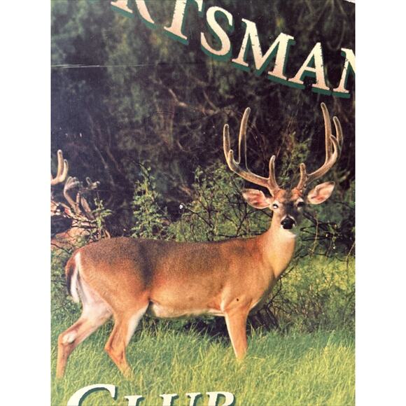 American Sportsman Hunting Club Wooden Wall Sign Deer Lodge Decor 16"x11" - Picture 3 of 7